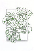 Monstera Leaf Coloring Page – Digital Download