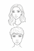Polished Portrait Coloring Pages