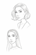 Polished Portrait Illustrations