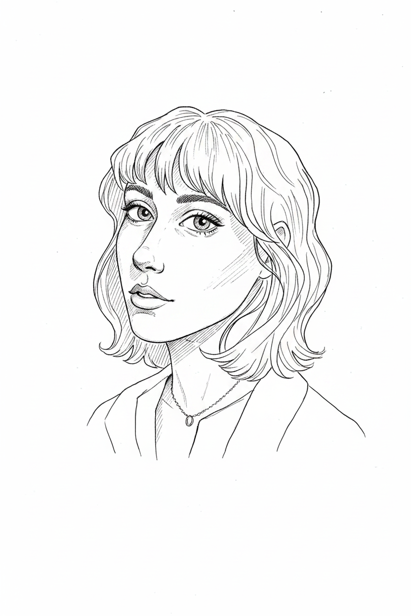 Polished Portrait Sketch